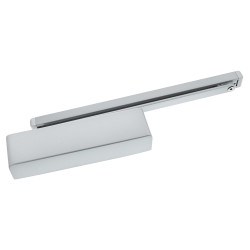 Briton 2321B.T.S.SES Cam Action Fire Door Closer - Size 2-4 - Push Side - Silver Softline Cover