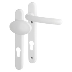Fab & Fix Windsor uPVC Multipoint Lever/Pad Door Handle - 92mm c/c - White