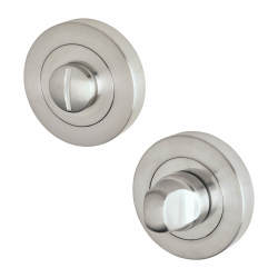 Excel Bathroom Turn & Release - 52mm Diameter - Satin Chrome