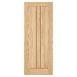 LPD Belize 5 Panel Pre-Finished Solid Internal FD30 Fire Door - 1981 x 610 x 44mm - Oak