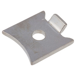 Altro Standard Raised Bookcase Clip - Polished Nickel Plated - Pack of 10