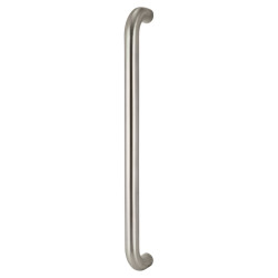 Touchpoint 19mm D-Bar Door Pull Handle - Bolt Fix - 300mm Centres - Satin Stainless Steel