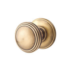 Carlisle Brass Florentine Bronze Rimmed Mortice Door Knob - 70mm Rose Diameter - Delamain Range