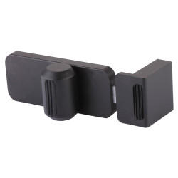 Designer Toilet Cubicle Indicator Bolt - 17-21mm Panels - Black Textured