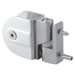Toilet Cubicle Rise/Fall Hinges - 19-20mm Panels - 316 Stainless Steel