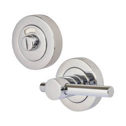 Hampstead Bar Handle Bathroom Turn & Release with Indicator - 50 x 75 x 40mm - Polished Chrome