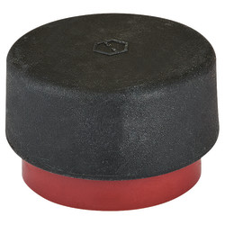 Hoppe AR612 Nylon Floor/Wall Mounted Door Stop - 32 x 20mm - Rouge Red