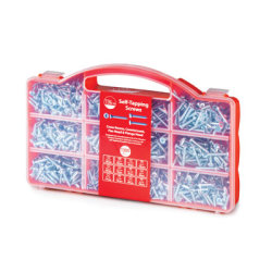 TIMCO Assorted Self Tapping Screws - Mixed Tray - Pack of 1305