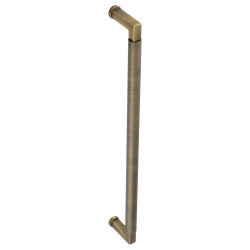 Burlington by Frelan Antique Brass 20mm D-Bar Door Pull Handle - Screw Fix - 425mm c/c - Westminster Range