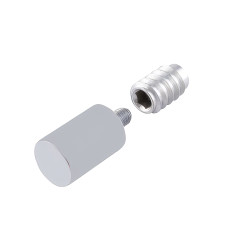 Bramah Rola Removable Egress Sash Window Stop - Satin Chrome - 10 Body + 20 Inserts