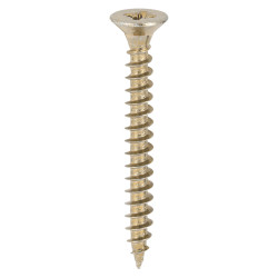 TIMCO Classic Pozi Countersunk Wood Screws - 5.0 x 45mm - Yellow Zinc - Pack of 200