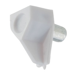 Shelf Support - 5mm Pin - White - Pack of 50