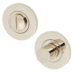 Alexander & Wilks Bathroom Turn & Release - 50mm Diameter - Polished Nickel