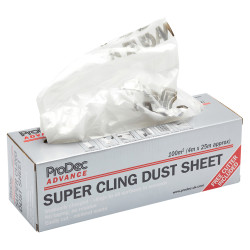 ProDec Advance Super Cling Polythene Dust Sheet Roll - 25m x 4m
