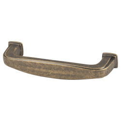 Altro Tate 13mm D-Bar Cabinet Pull Handle - 76mm Centres - Antique Brass