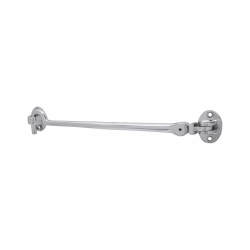 Hampstead Heavy Duty Cabin Hook & Eye - 250mm Length - Polished Chrome