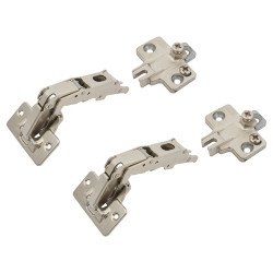 Blum Slide On MODUL Cabinet Hinge Pack - 170° - Sprung - Overlay - Zinc Plated - Pair