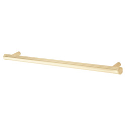 Altro Filton 11mm T-Bar Cabinet Pull Handle - 224mm Centres - Satin Brass