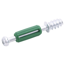 Self Drive Dowel - Cam Centre/Pin Length 32mm - Green - Pack of 50