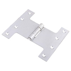 Parliament Hinge - 125 x 100 x 158mm - Zinc Plated - Pair