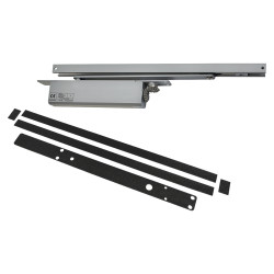 Rutland ITS.11204 Concealed Fire Door Closer - Power Size 2-4 - Silver