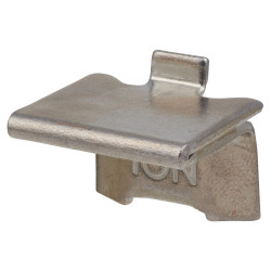 Altro Heavy Duty Raised Bookcase Clip - Satin Chrome Plated - Pack of 10