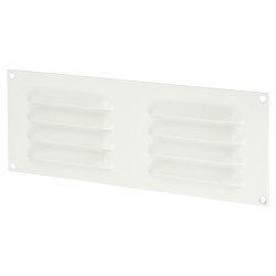 Altro Hooded Louvre Vent - 242 x 89mm - 3973mm² Free Air Flow - White
