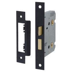 Touchpoint Contract Bathroom Lock - 76mm Case - 57mm Backset - Matt Black
