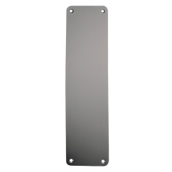 Touchpoint Aluminium Plain Finger Plate - 475 x 75 x 1.5mm - Satin