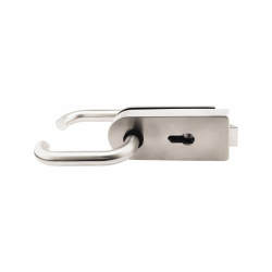 Lever Lock Set for Glass Doors - To Suit Non-Timber Frame