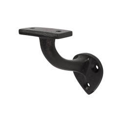 Olde Forge Handrail Bracket - 64mm Projection - Black Antique Iron