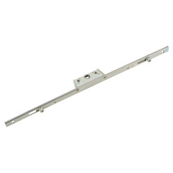 Avocet Single U-Rail Offset Espagnolette uPVC Window Lock - 400mm Length - 20mm Backset - 8mm Cam