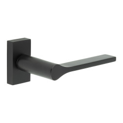 CRES by Frelan CR-105 uPVC Multipoint Door Handle on Rectangular Rose - Black
