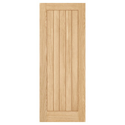 LPD Belize 5 Panel Pre-Finished Solid Internal FD30 Fire Door - 1981 x 762 x 44mm - Oak