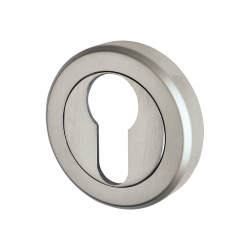Serozzetta by Carlisle Brass Escutcheon - 50mm Diameter - Euro - Satin Chrome