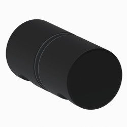 Bohle Shower Door Knob - Round - 32mm Diameter - Matt Black - Pair