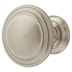 Altro Hythe Round Cabinet Knob - 30mm Diameter - Satin Nickel