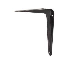 Touchpoint London Pattern Shelf Bracket - 125 x 100mm - Black