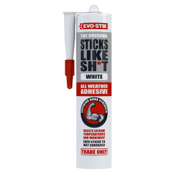 Evo-Stik Sticks Like Sh-t Grab Adhesive - Solvent Free - 290ml - White