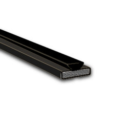 Pyroplex Fire & Smoke Intumescent Strip - FD60 - 20 x 4 x 2100mm with Brush - Black - Pack of 10