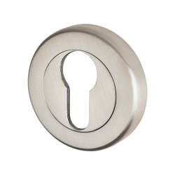 M Marcus Sorrento Escutcheon - 53mm Diameter - Euro - Satin Chrome