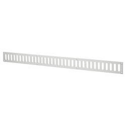 Touchpoint Plain Slotted Vent - 600 x 51mm - 6650mm² Free Air Flow - Satin Aluminium