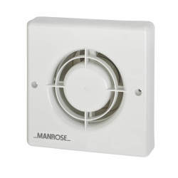 Manrose XFLV Axial Low Voltage Bathroom Extractor Fan - White