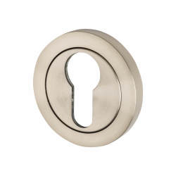 Steelworx Escutcheon - 52mm Diameter - Euro - Satin Stainless Steel
