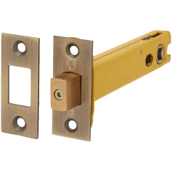 Altro 8mm Tubular Bathroom Deadbolt - 127mm Case - 108mm Backset - Square - Matt Black