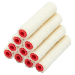 ProDec Gloss Short Pile Mini Paint Rollers - 102mm/ 4" Width - Pack of 10