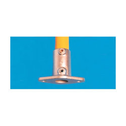 Railing Base Flange - Key Clamp System - Galvanised