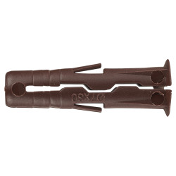 Rawlplug UNO Universal Wall Plug - 7 x 30mm - Brown - Jar of 700 Plugs