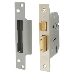 ERA Viscount 5 Lever Sashlock - 76mm Case - 56mm Backset - Satin Chrome