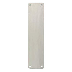Altro Stainless Steel Plain Finger Plate - 350 x 75 x 1.5mm - Polished